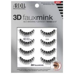 Ardell Professional Ardell 3D Faux Mink Strip Lashes - Pack Of 4