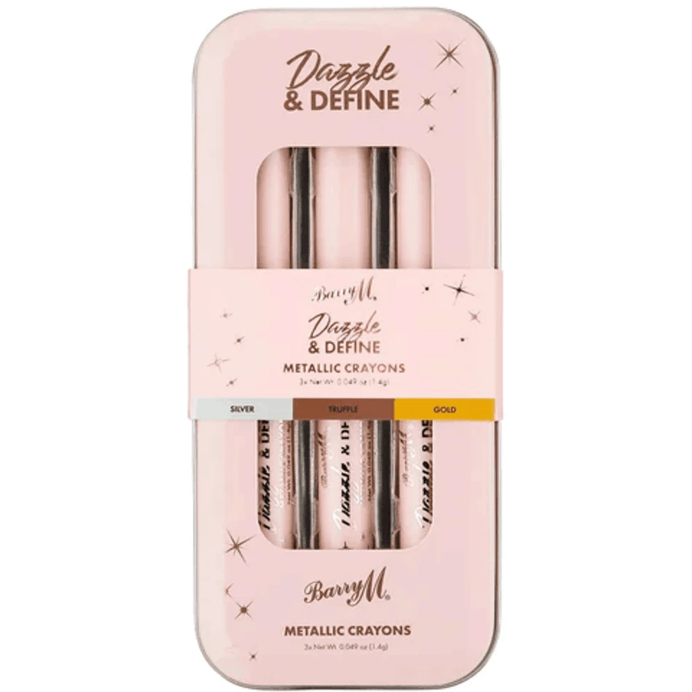 Barry M Dazzle & Define Metallic Crayon Eye Shadow Sticks - Metallic Neutrals 3 Barry M Dazzle & Define Metallic Crayon Eye Shadow Sticks - Metallic Neutrals