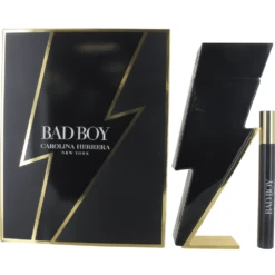 Carolina Herrera Bad Boy Eau De Toilette Gift Set For Him
