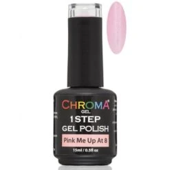 Chroma Gel One Step Gel Nail Polish - Pink Me Up @ 8