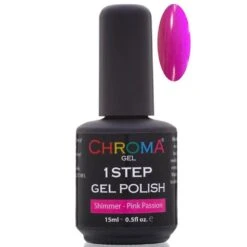 Chroma Gel One Step Gel Nail Polish - Pink Passion
