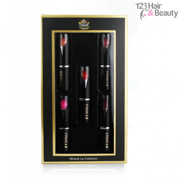 Cougar Beauty Products Natural Lipstick 5 Piece Set 3 Cougar Beauty Products Natural Lipstick 5 Piece Set