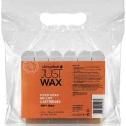 Just Wax Roller Refill Soft Wax - Large Head 6 Pack