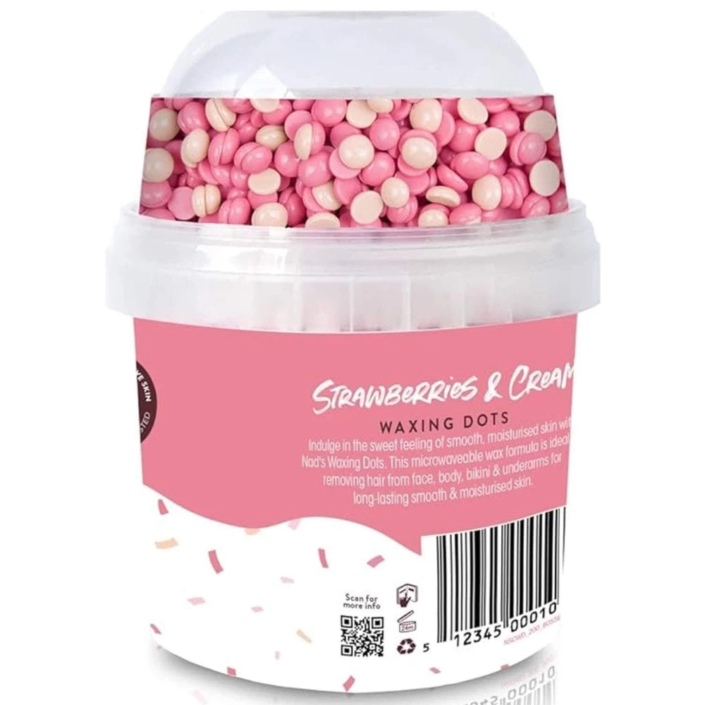 Nads Nad's Hair Removal Waxing Dots - Strawberries & Cream 4 Nads Nad's Hair Removal Waxing Dots - Strawberries & Cream - Image 2