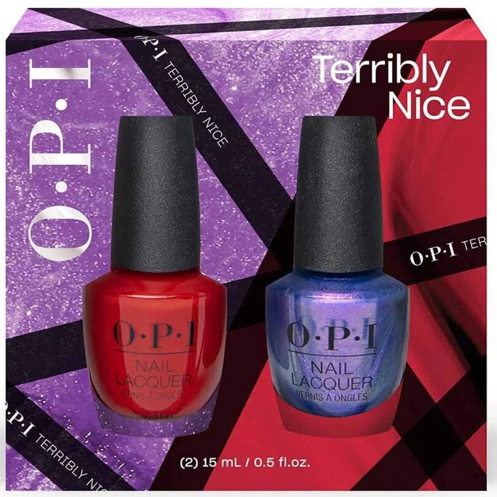 OPI Terribly Nice Christmas Collection Nail Polish Gift Set - 2 X 15ml 3 OPI Terribly Nice Christmas Collection Nail Polish Gift Set - 2 X 15ml