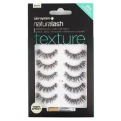 Salon System Naturalash Wispy Strip Lashes - Texture 117 Multipack